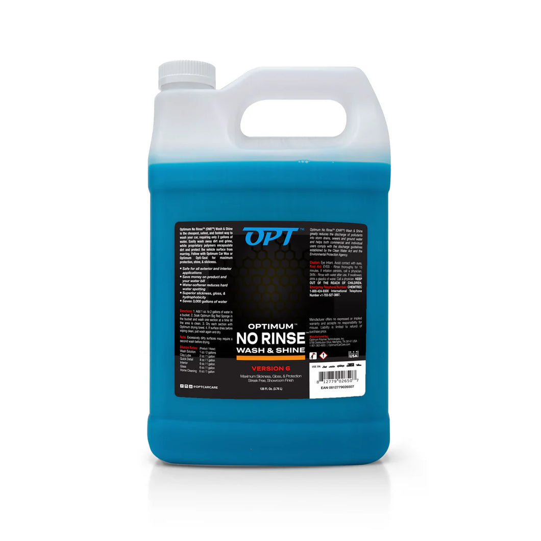 Optimum No Rinse Wash and Shine (NEW) version 6 - 128oz