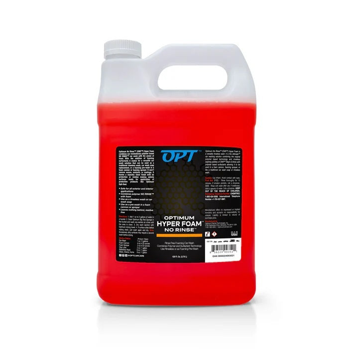 Optimum No Rinse Hyper Foam Rinseless Car Wash - 128oz
