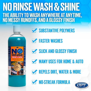 8oz - Optimum No Rinse Wash and Shine